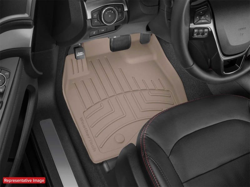 WeatherTech 15-20 Ford F-150 1st Row Front FloorLiner HP for Vinyl Floor - Black