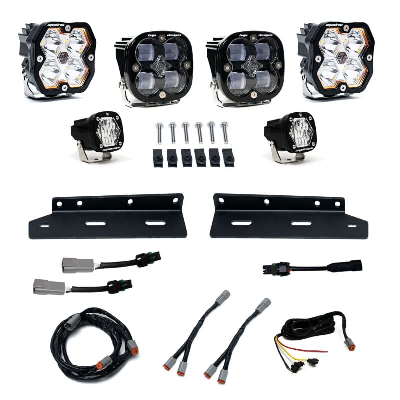 Baja Designs 21-25 Ford Raptor Squadron 2.0 Sport/S1 Fog Pocket Kit (Squadron SAE Fog) - Clear