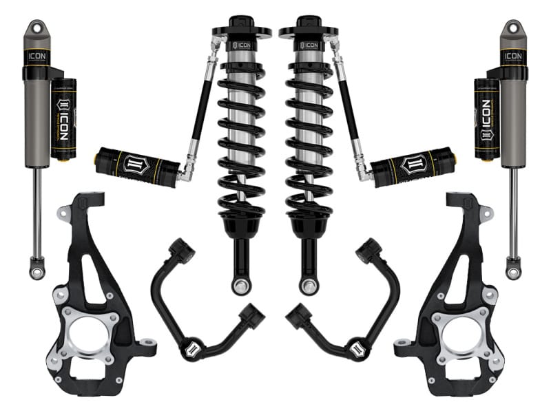 ICON 21-24 Ford F150 4WD 3.5-4.5in Stage 3 Suspension Sys Tubular Uca