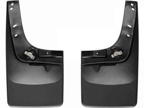 WeatherTech 15-20 Ford F-150 (w/Fender Lip Molding) No Drill Mudflaps - Black
