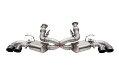 Corsa 20-26 Corvette C8 w/ Factory NPP Cat-Back 4.5in Pro-Series Tips - Black PVD