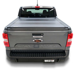 Westin 22-26 Ford Maverick 4WD 4ft. 6in. Bed Hard Tri-Fold Tonneau Cover - Black