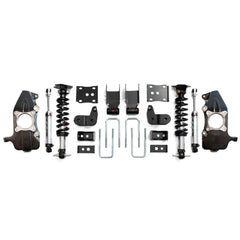 QA1 21-25 Ford F150 4WD Dual Adjustable Lowering Kit w/ Spindles - 3.5-5.5in