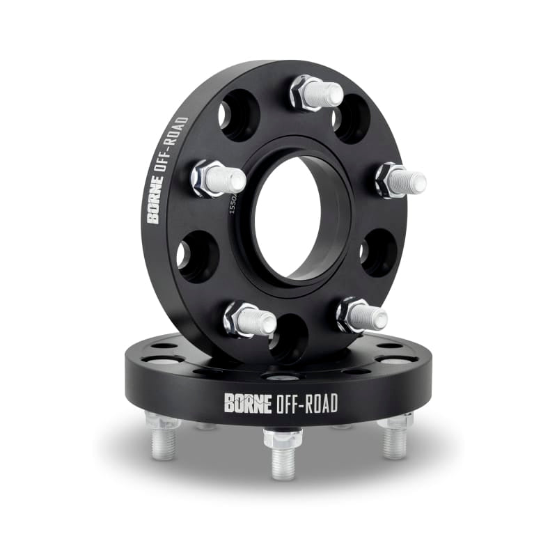 Mishimoto Wheel Spacers - 5x139.7 - 77.8CB - 25 - M14 - Black