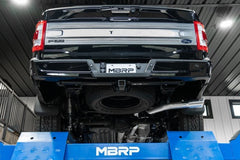 MBRP 2021+ Ford F-150 Powerboost Hybrid 3in Single Side Exit - Aluminized Steel