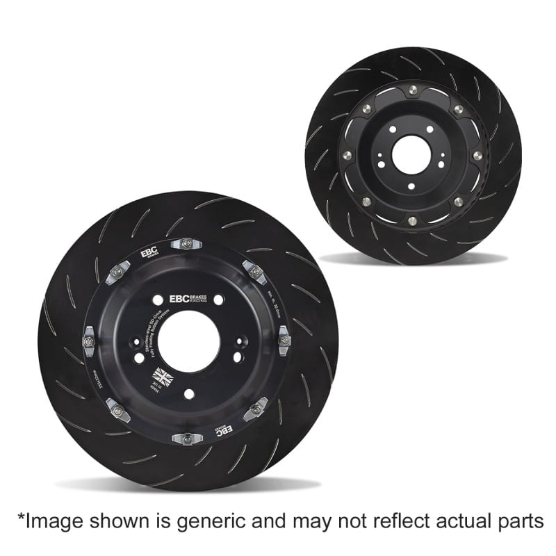 EBC Racing 11-21 Jeep Grand Cherokee 6.4L / 2018+ Dodge Durango SRT 2 Piece SG Racing Front Rotors