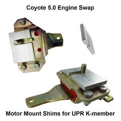 79-04 Mustang Billet Motor Mount Shim Plates