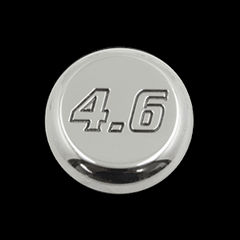 Billet Power Point Plug 4.6 Engraved (fits 96-09 Mustang) UPR