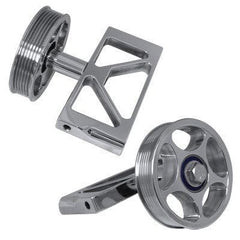 Ultralight Air Pump Idler Bracket and Pulley - Dbl Bearing (fits 79-95 Mustang) UPR
