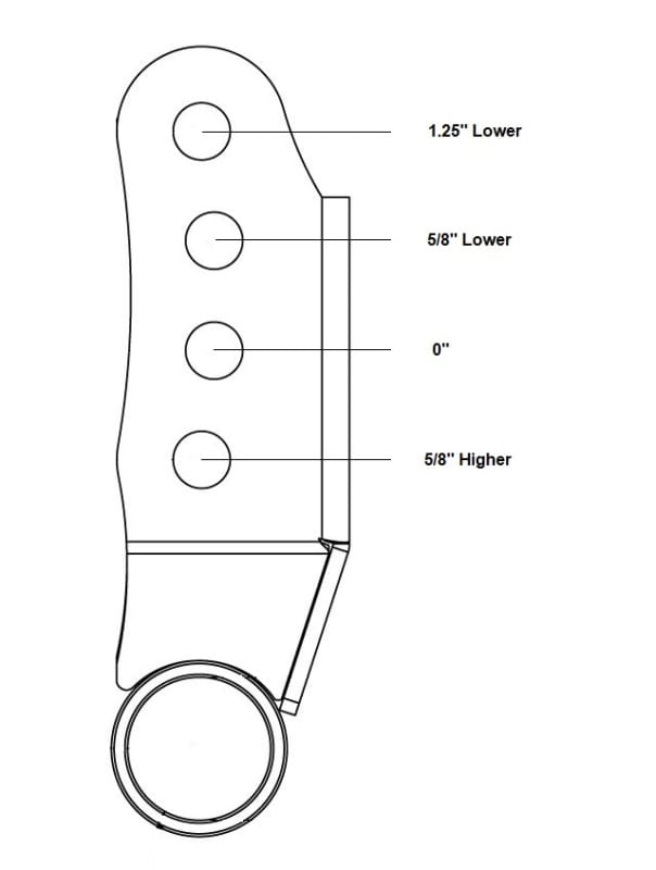 Ridetech 2015+ Ford F-150 2WD/4WD Adjustable Rear Shackles