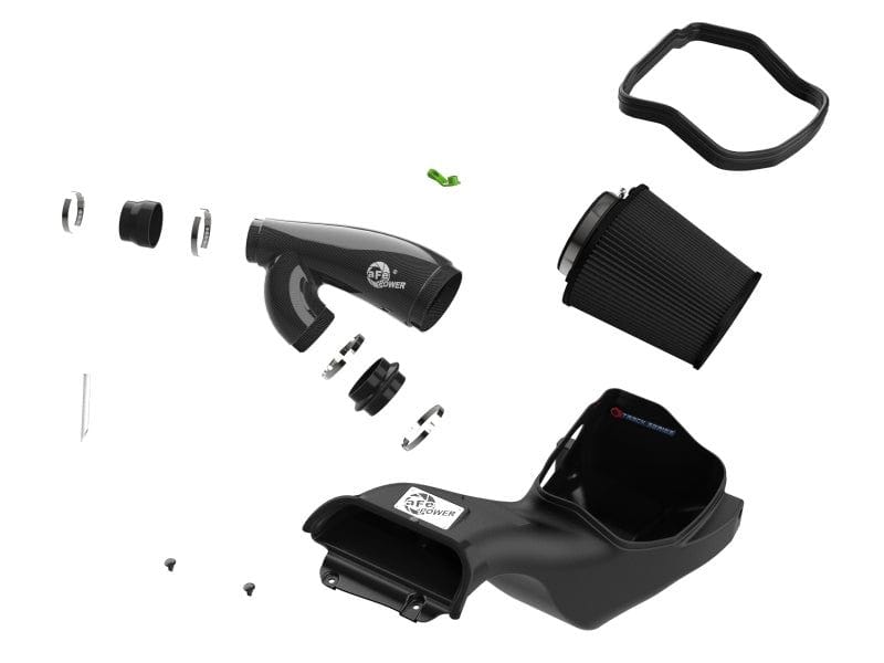 aFe 21-24 Ford F150 Raptor Track Series Carbon Fiber Cold Air Intake System w/ Black Pro 5R Filter