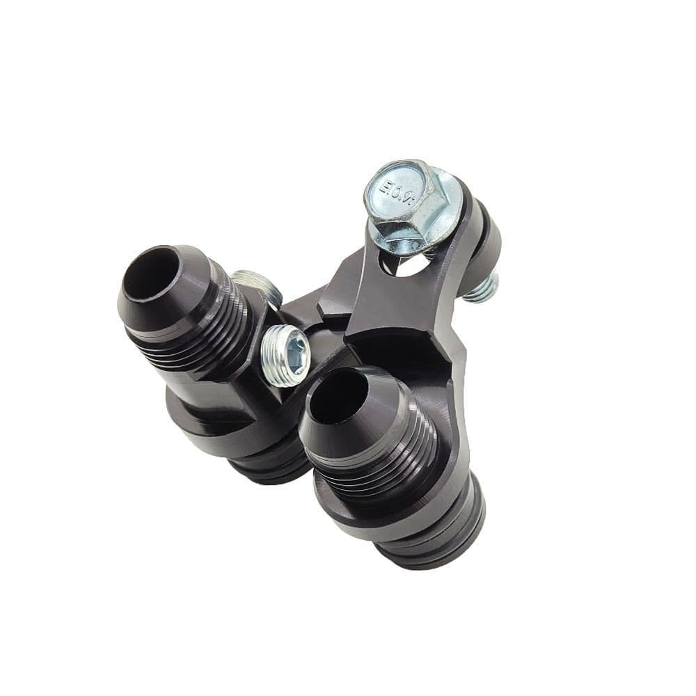 6R80 10R80 Transmission Cooler Port Adapter 2pc 8AN 1/8in NPT Port