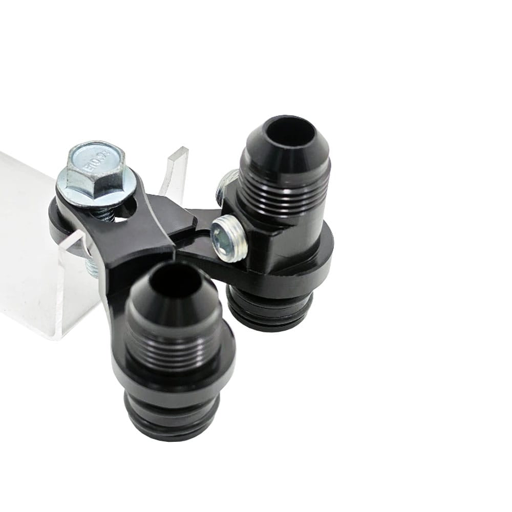 6R80 10R80 Transmission Cooler Port Adapter 2pc 8AN 1/8in NPT Port