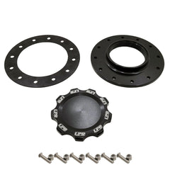 Billet Fuel Filler Cap & 12 Bolt Flange Bung UPR Black