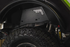 DV8 21-25 Ford Bronco Rear Aluminum Inner Fenders - Black