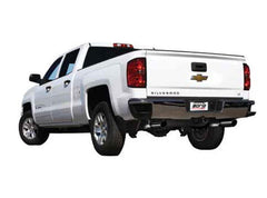 Borla 14 Sierra 1500 C/B S-Type Exhaust/2.75in Into Dual 2.25in Out 4in Split Rear Exit-Black Chrome