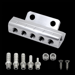 86-95 Ford Mustang Billet Vacuum Block Manifold Multi Port
