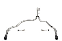 Corsa 2021-2025 Ford F-150 Regular Cab/6.5in Bed 5.0L V8 Xtreme Cat-Back Dual Rear Exit-Black PVD
