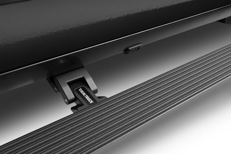 RealTruck 11-22 Ram 2500/3500 CC 4dr VoltStep Electric Running Board Kit (No Drill) - Tex. Blk