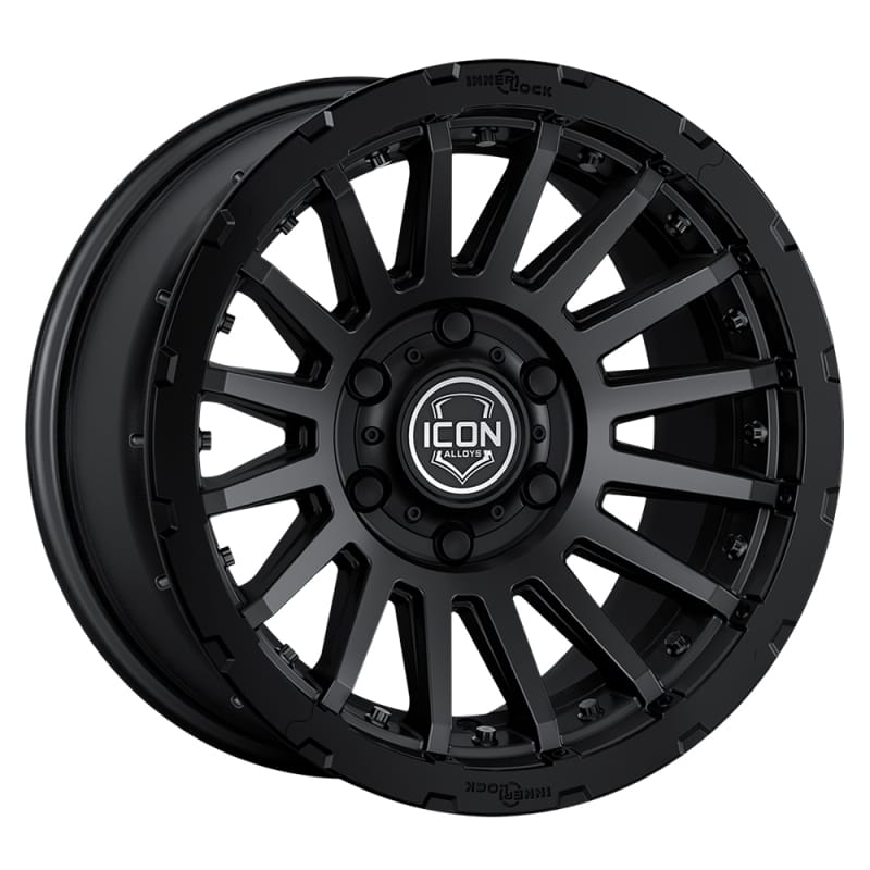ICON Recon Pro 18x9 6 x 5.5 25mm Offset 6in BS 95.1mm Bore Satin Black Wheel