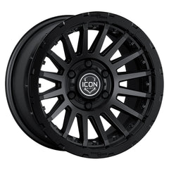ICON Recon Pro 18x9 6 x 5.5 25mm Offset 6in BS 95.1mm Bore Satin Black Wheel