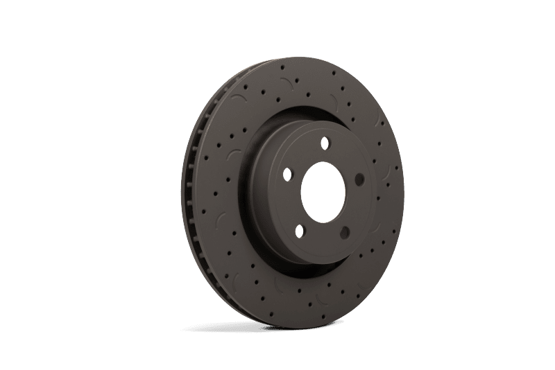 Hawk Talon 2006 Dodge Ram 1500 Extended Crew Cab Pickup Drilled and Slotted Front Brake Rotor Set