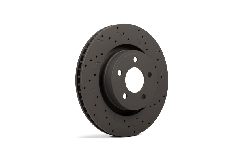 Hawk Talon 2007 Ford Expedition Drilled and Slotted Front Brake Rotor Set