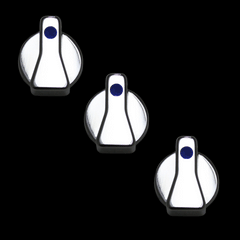 89-04 Ford Mustang Billet Regular AC Knobs