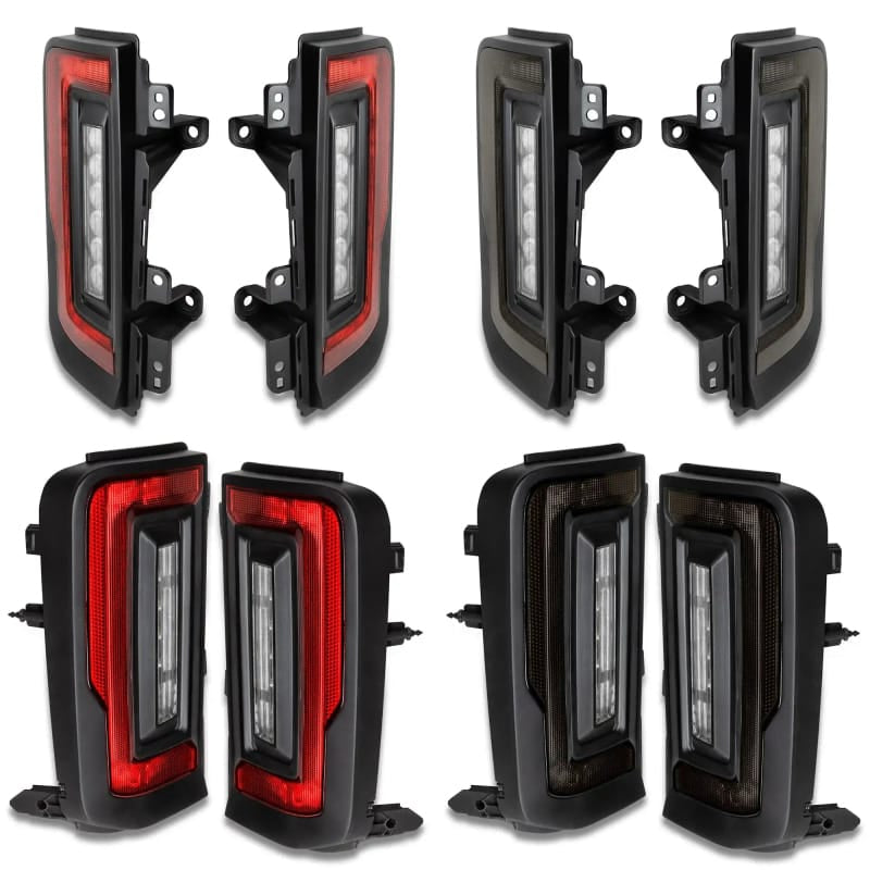 Oracle Flush Style (Lensless) LED Tail Lights for 2021+ Ford Bronco (w/ Signature Lights)