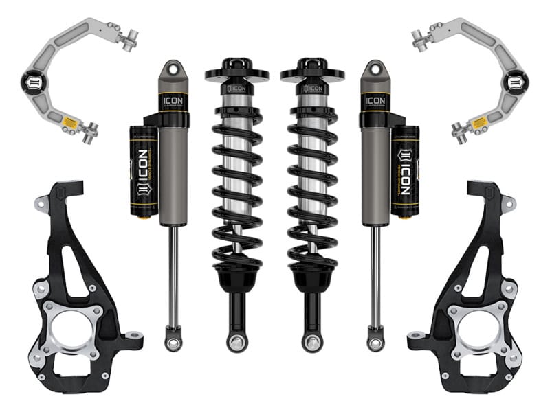 ICON 21-24 Ford F150 4WD 3.5-4.5in Stage 2 Suspension Sys Billet Uca