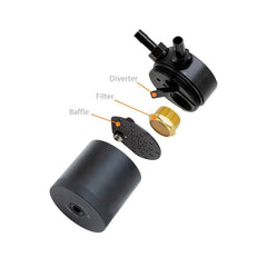 Mishimoto 10-15 Chevrolet Camaro SS (Automatic) Baffled Oil Catch Can Kit - Black