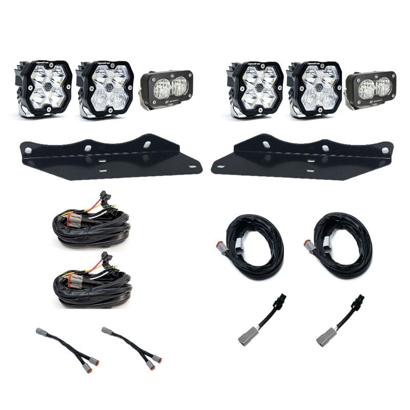 Baja Designs 17-20 Ford Raptor Squadron Sport 2.0/S2 Fog Pocket Kit (Multi Patterns) - Clear