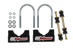 UMI Performance Aftermarket Rear End Sway Bar Installation Kit- 3in Axle Tubes