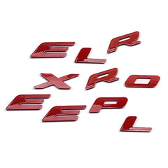 Rear Tailgate Replacement Letters Red (fits 20-24 Ford Explorer) UPR