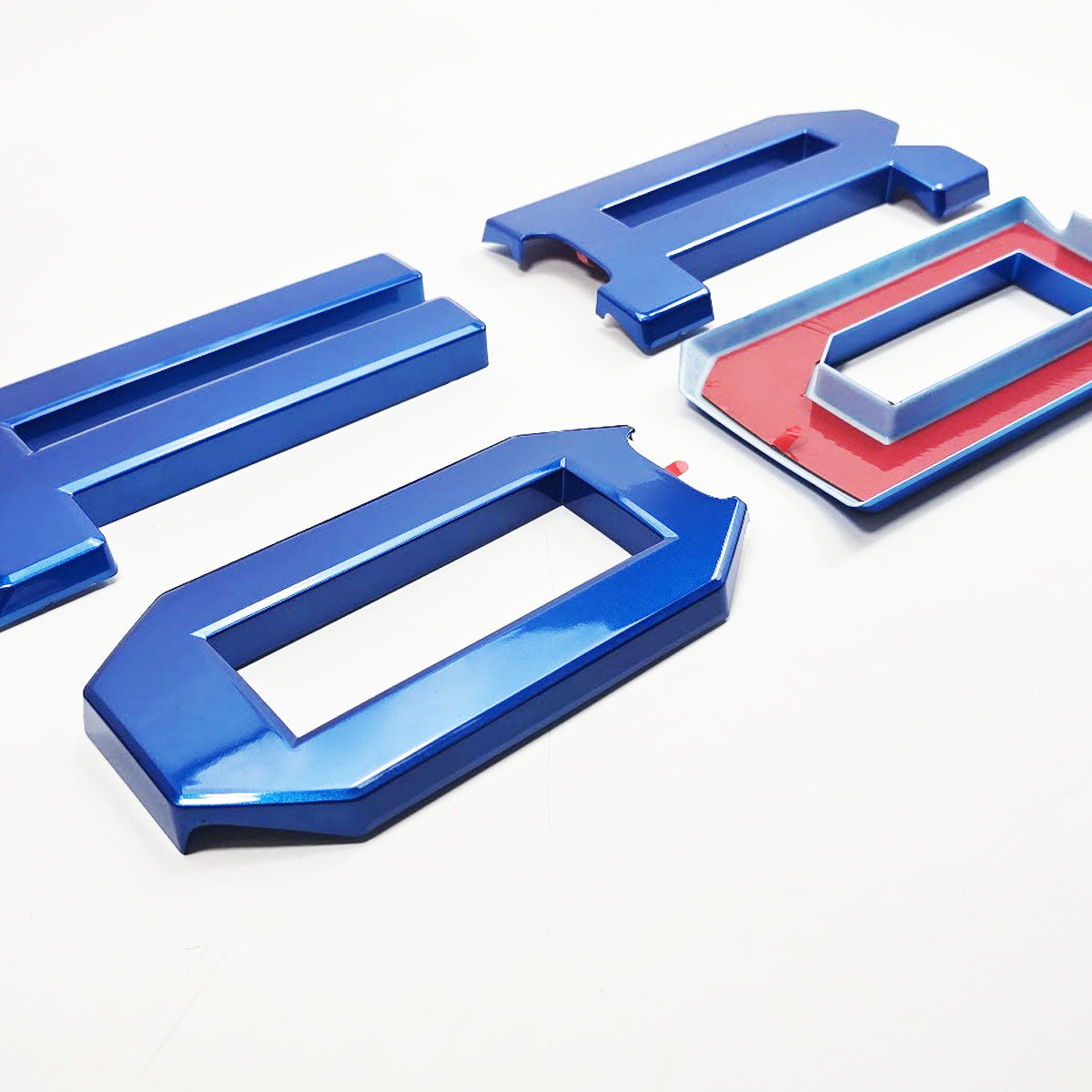 AMP-83684-08 Velocity Blue Grille Lettters for Raptor Bronco 
( Strongest OEM Adhesive Backing!)