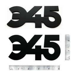 Custom 345 Emblem Pair Charger Challenger Badge