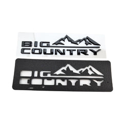 Black Big Country Truck Emblem