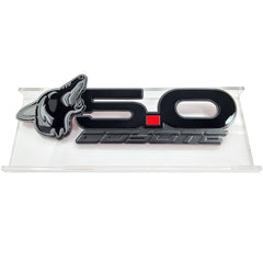 Howling Coyote 5.0 Rear Decklid Emblem Left Coyote - Magnetic - Fits Mustang & Universal - AMP-85101-19