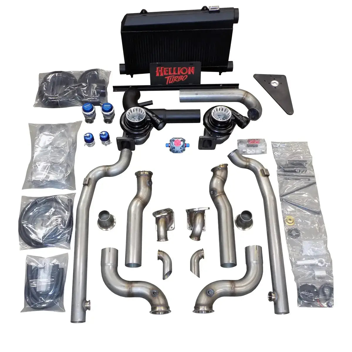 Hellion Street Sleeper® Hidden Twin Turbo System (fits 15-17 Mustang 5.0L)
