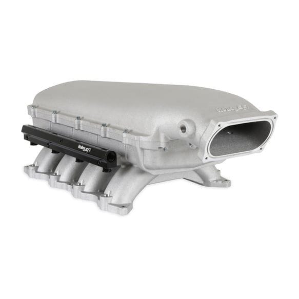 Holley Hi-Ram Intake Manifold (fits Ford Coyote 11-23 Mustang) Oval TB
