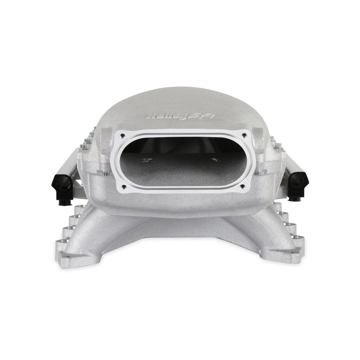 Holley Hi-Ram Intake Manifold (fits Ford Coyote 11-23 Mustang) Oval TB