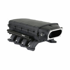 Holley Ultra Lo-Ram Intake Manifold Black (fits Ford Coyote 11-23 Mustang) Oval TB