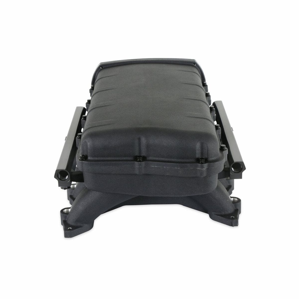 Holley Ultra Lo-Ram Intake Manifold Black (fits Ford Coyote 11-23 Mustang) Oval TB