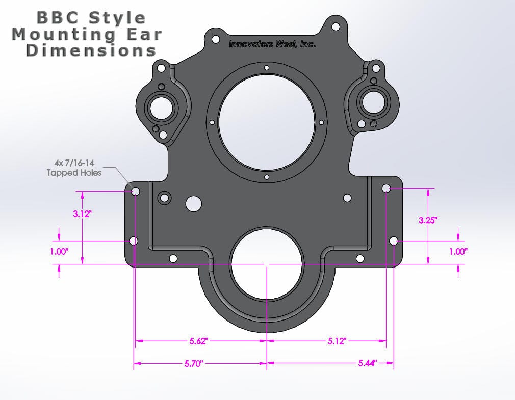 Innovators West Small Block Ford Camshaft Belt Drive 5300 5302