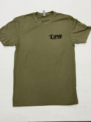 Team UPR American Flag T-Shirt - Military Green