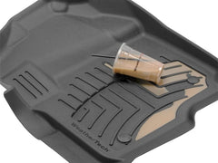 WeatherTech 2017 Ford Super Duty (Super Cab/Crew Cab) Front FloorLiners and Rear 3D Mats - Cocoa