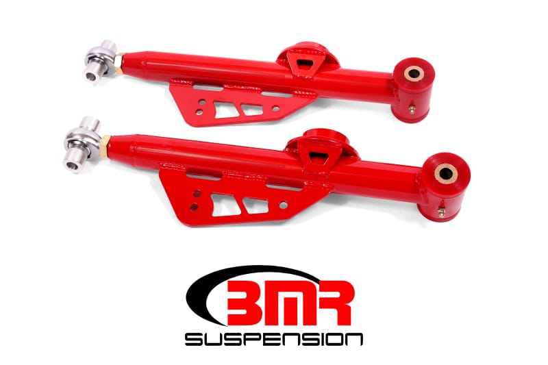 BMR 99-04 Mustang Single Adj. Lower Control Arms / Rod End (Polyurethane) - Red