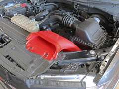 aFe Rapid Induction Dynamic Air Scoop 2021+ Ford F-150V6/V8 - Red
