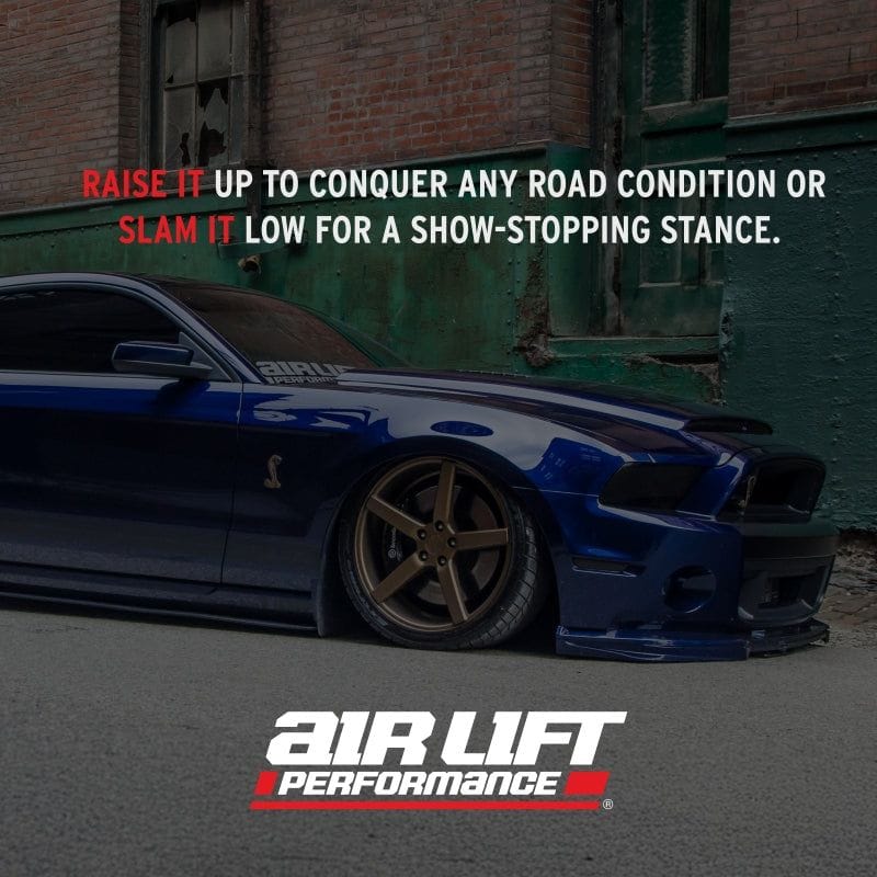 Air Lift Performance 2005-2014 Ford Mustang (S197) Rear Kit (3/8 Fittings Not Included)
