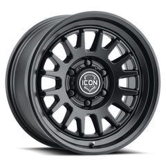 ICON Anza 17x8.5 6x5.5 25mm Offset 5.75in BS 95.1mm Hub Bore Satin Black Wheel